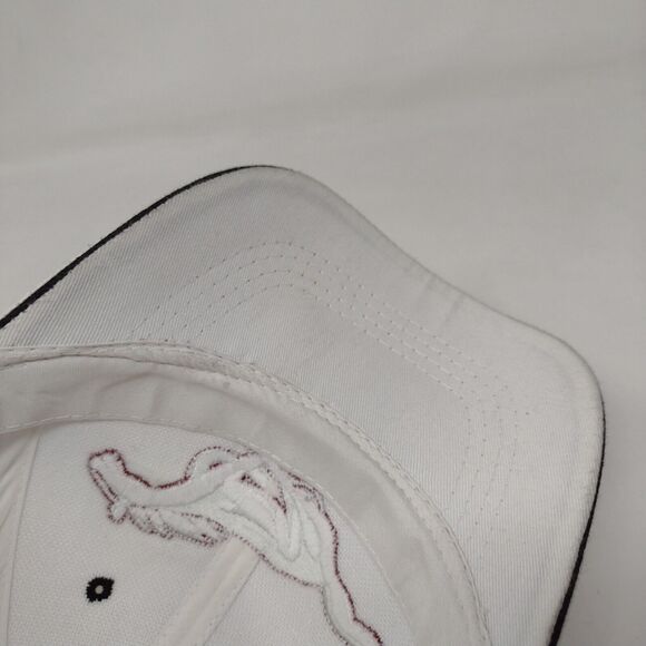 Los Algodones Baja Mexico Strapback Hat White OSFA Adjustable Embroidered Sam's - Picture 7 of 8